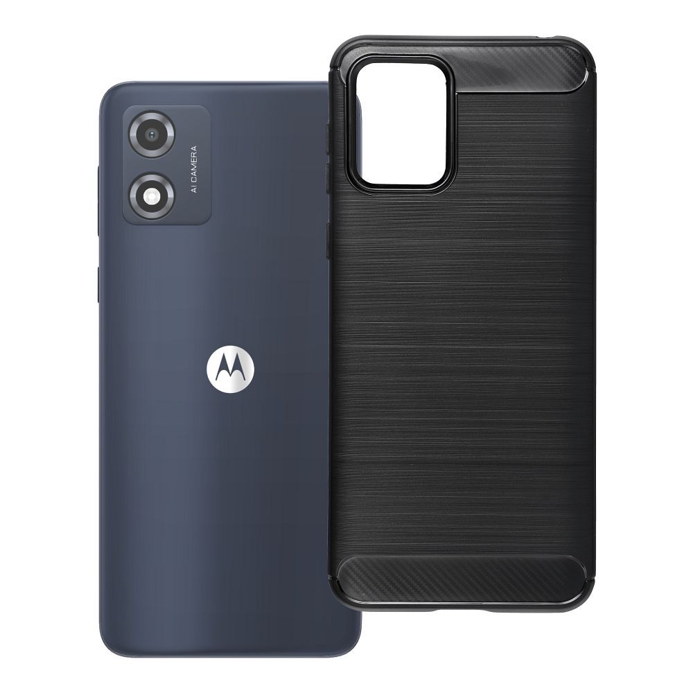 Husa Carbon 2.0 pentru Motorola E13 Negru