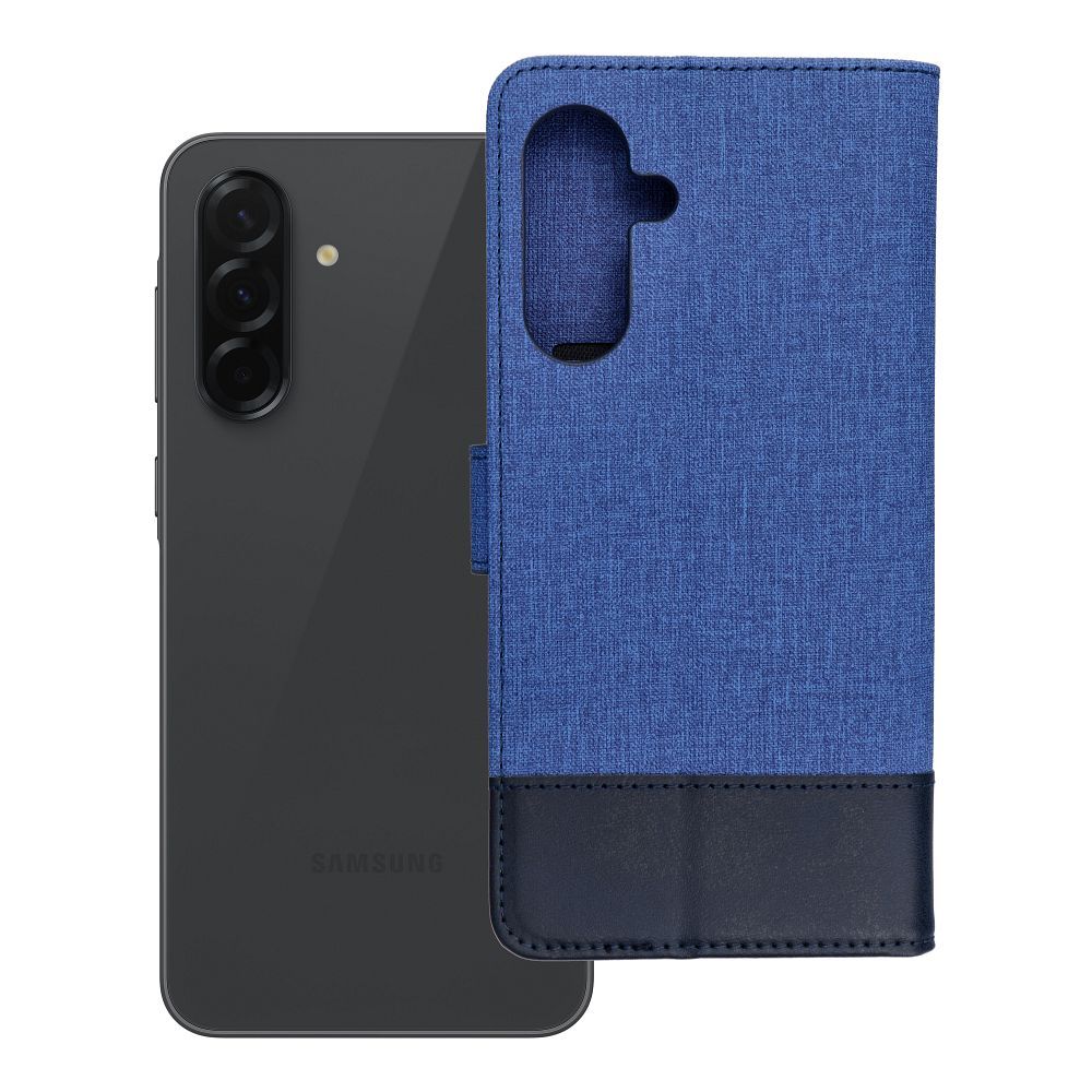 Husa Gomma Book Flip pentru Samsung A36 5G Albastru