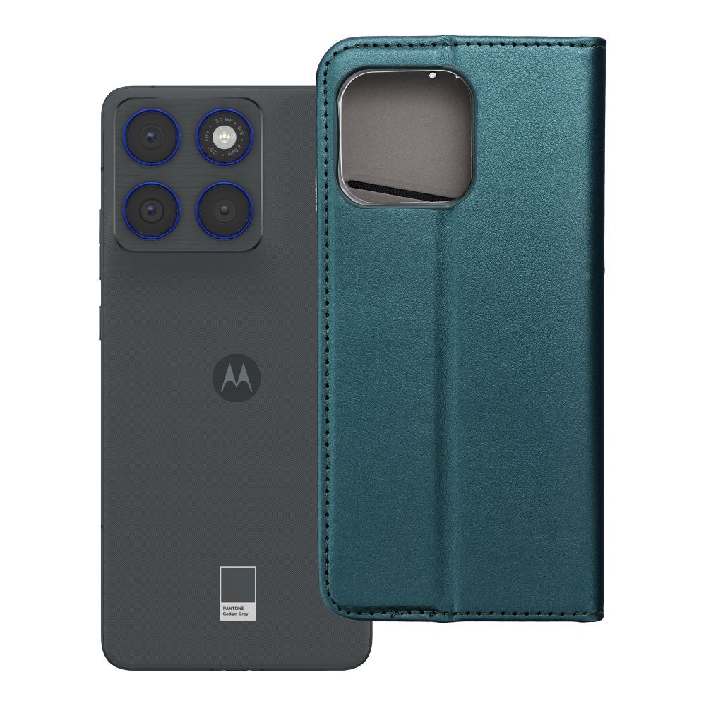 Husa Flip pentru Motorola Edge 70 Smart Magneto Verde inchis