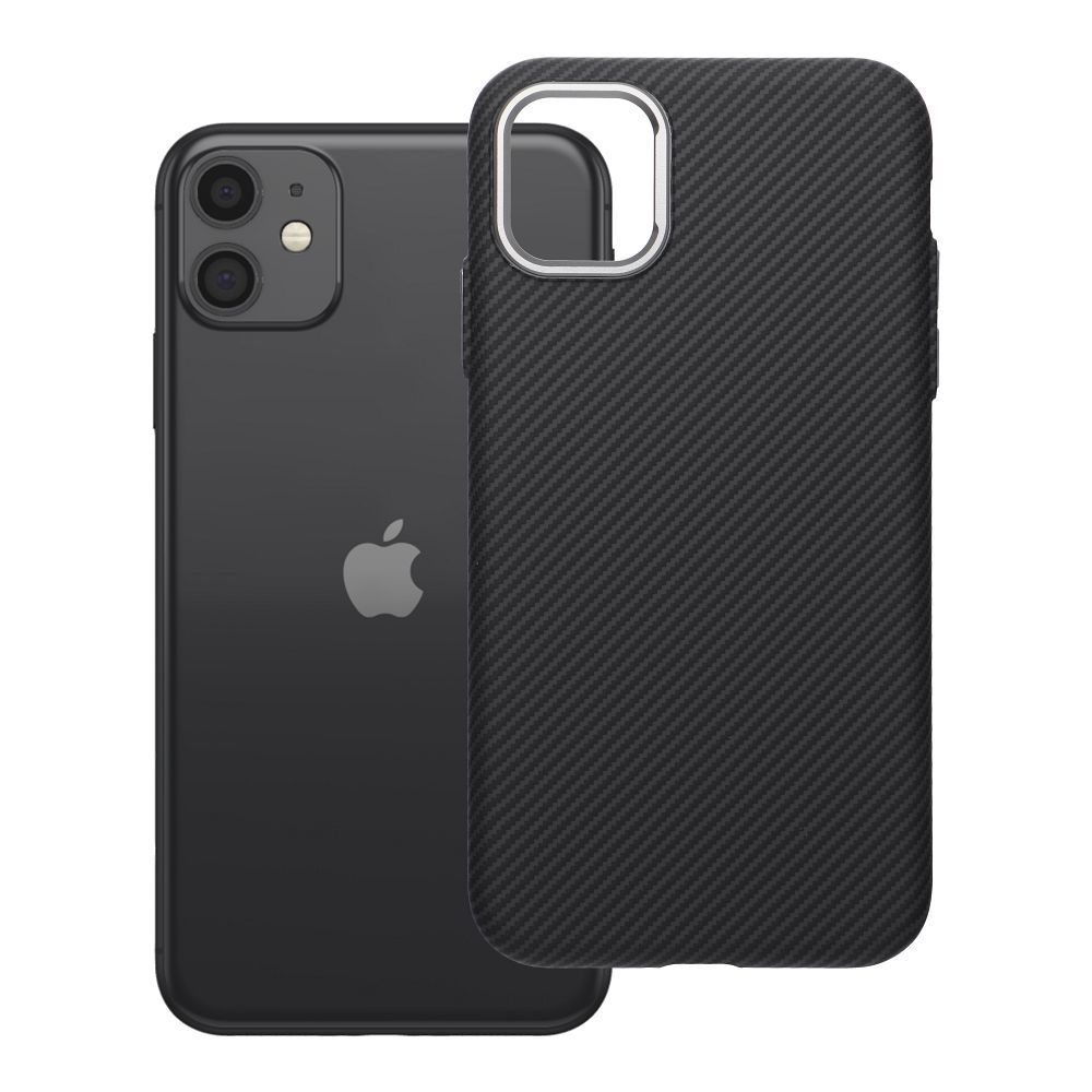 Husa K-look pentru iPhone 11 Compatible cu Magsafe Negru