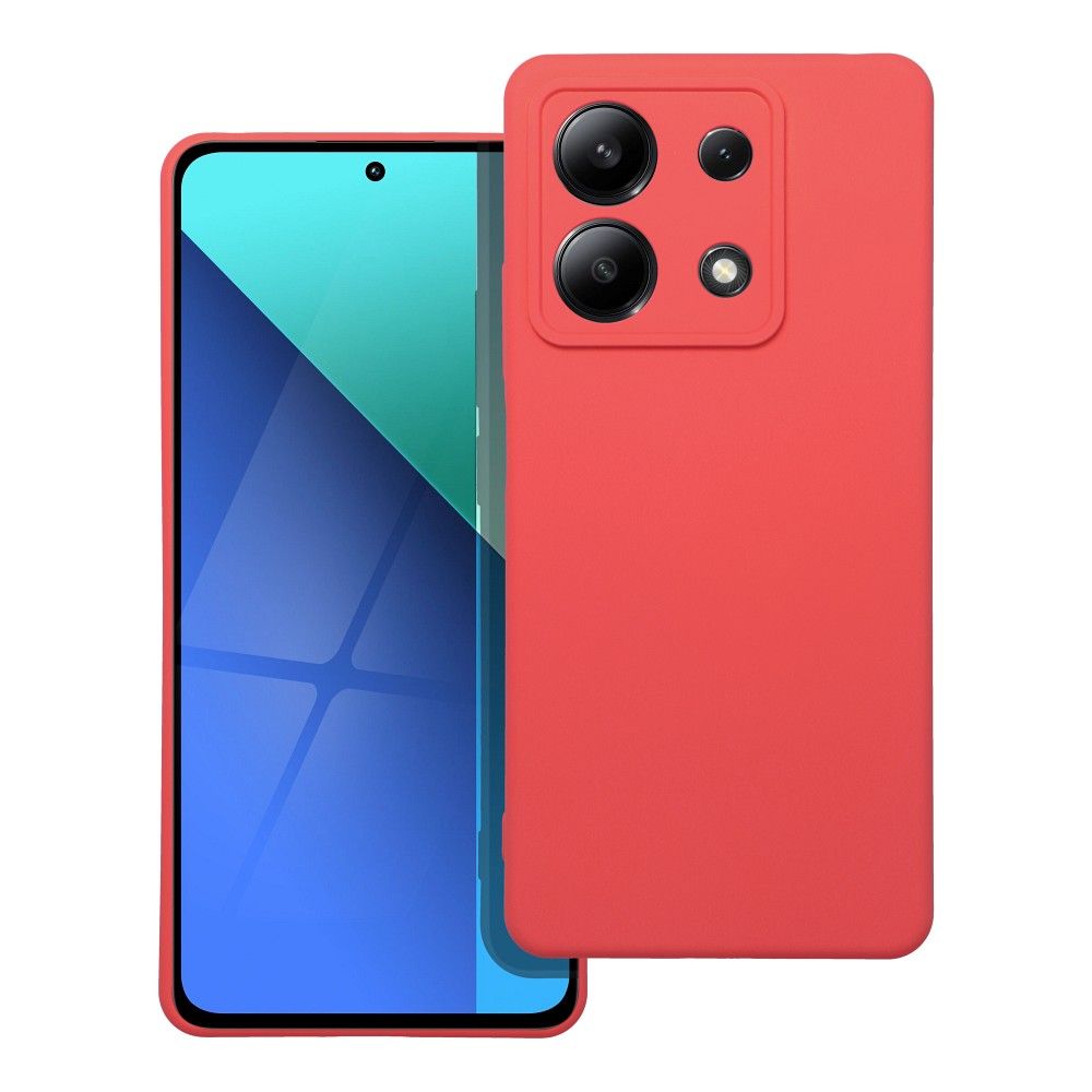 Husa Silicone pentru Xiaomi Redmi Note 13 5G Peach