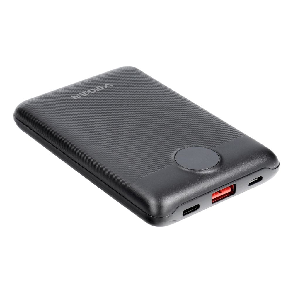 Acumulator extern Veger S11 (W1140) PD Qc3.0 2A 22,5W 10000 Mah Negru