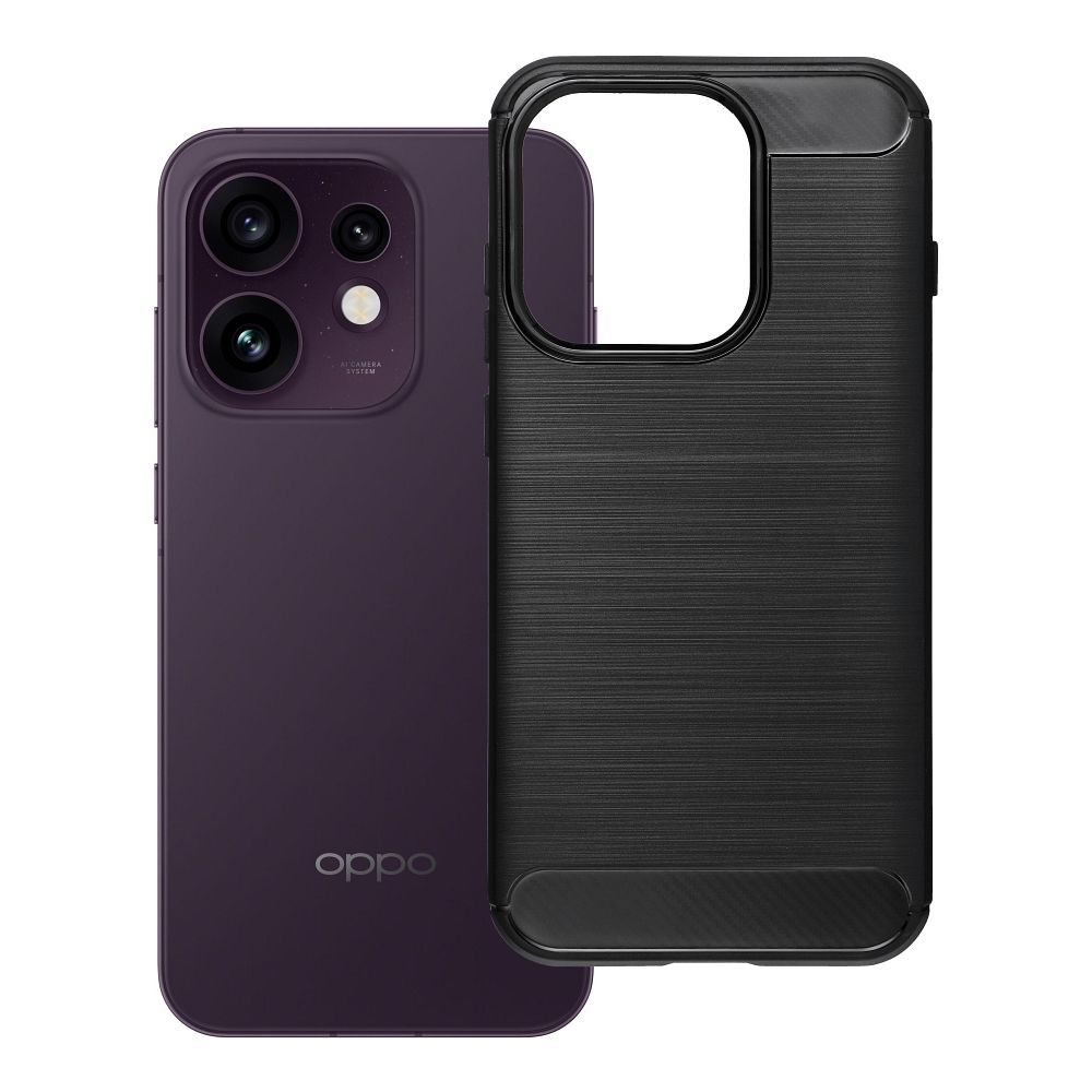 Husa Carbon 2.0 pentru Oppo Reno 16 5G / Reno 16 Pro 5G Negru