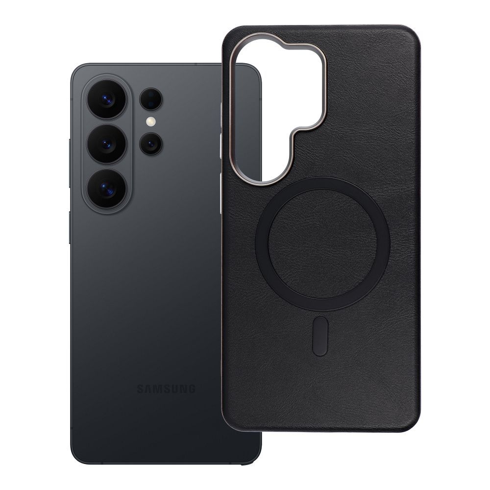 Husa Gentleman Mag pentru Samsung S26 Ultra Compatible cu Magsafe Negru