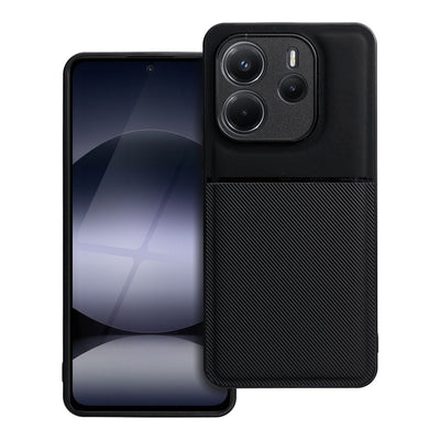 Husa Noble pentru Xiaomi Redmi Note 14 4G (Global - 163,25mm X 76,55mm X 8,16mm) Negru