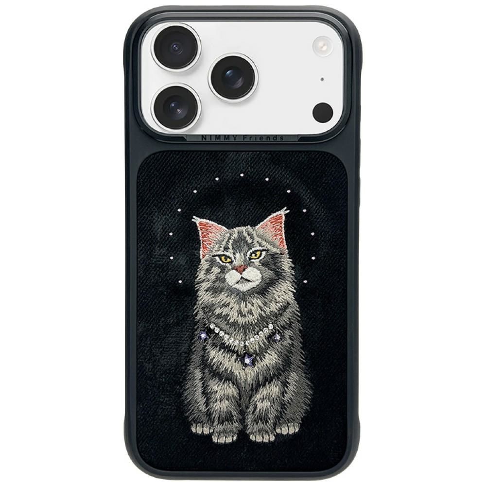 Husa Nimmy Lucky Fashion CAT Compatible cu Magsafe pentru iPhone 18 Pro Max/17 Pro Max Negru