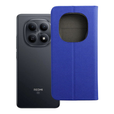 Husa Sensitive Book Flip pentru Xiaomi Redmi Note 15 PRO Plus 5G Albastru