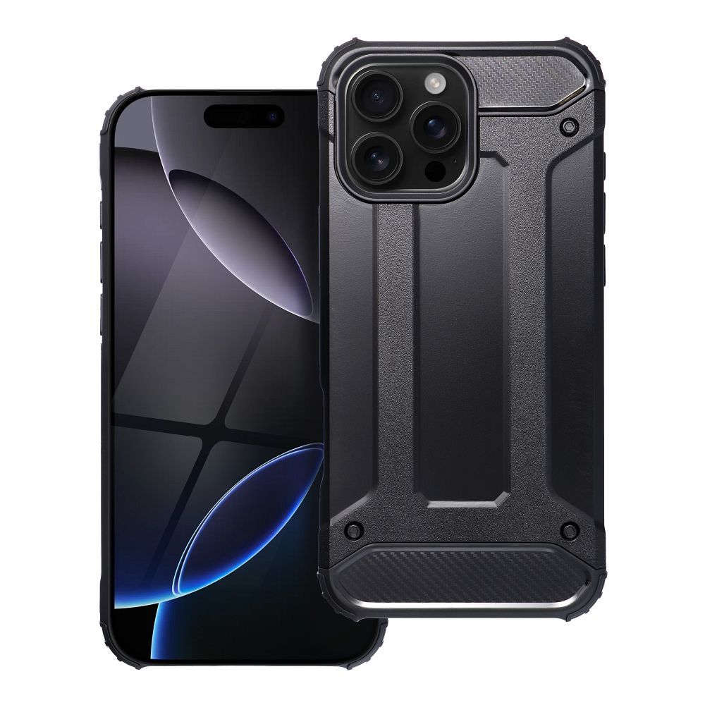 Husa Armor pentru iPhone 16 PRO MAX Negru