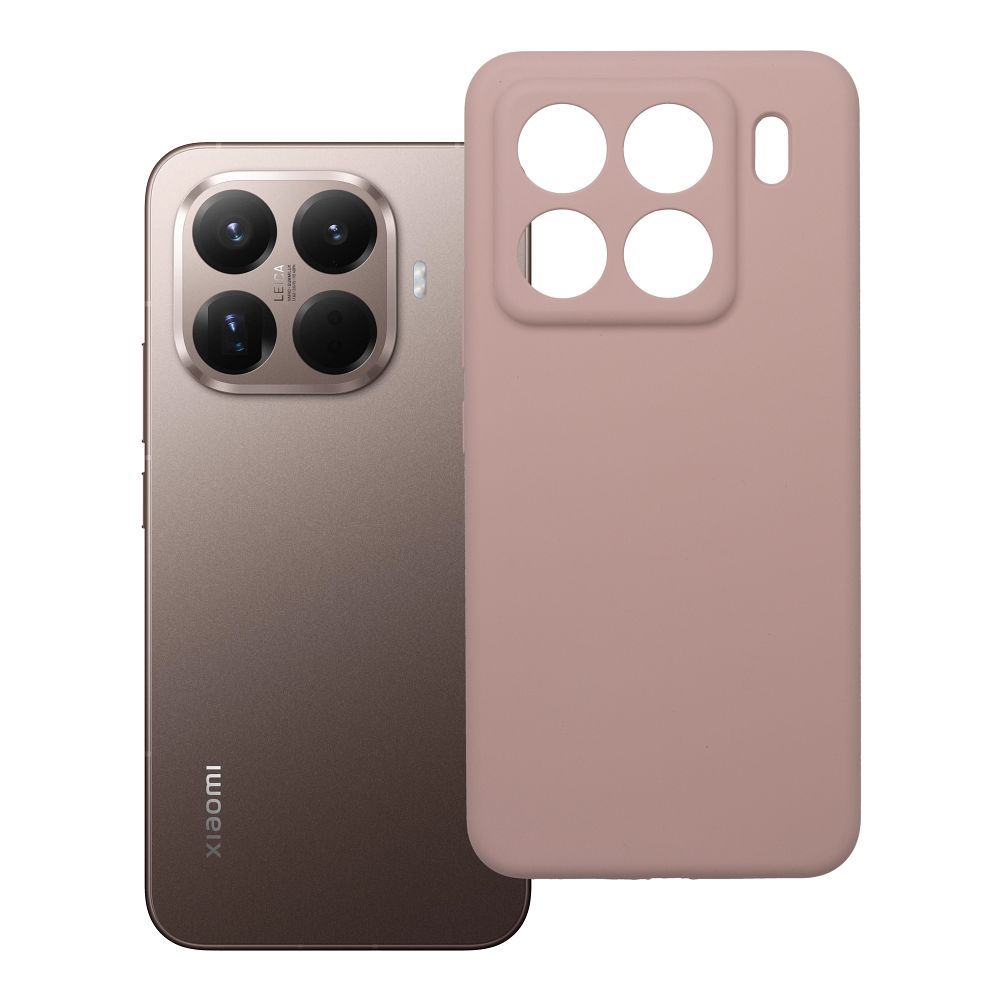 Husa pentru Xiaomi 15 PRO Silicone 2mm (Camera Protection) Sand Roz