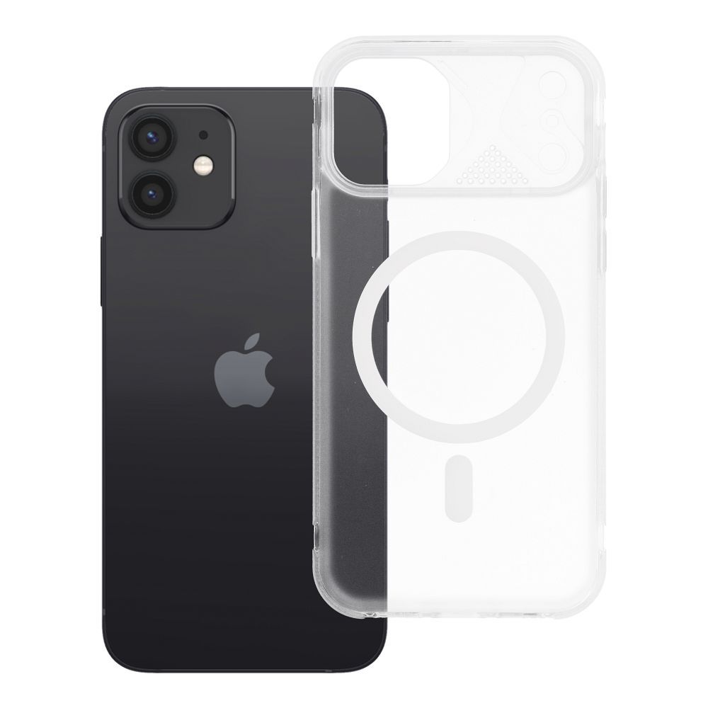Husa Aurora pentru iPhone 12 / 12 Pro Compatible cu Magsafe Alb