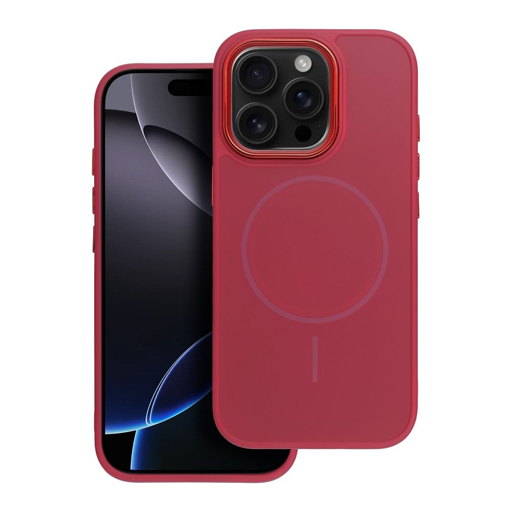 Husa Frame Mag pentru iPhone 12 PRO Compatible cu Magsafe Magenta