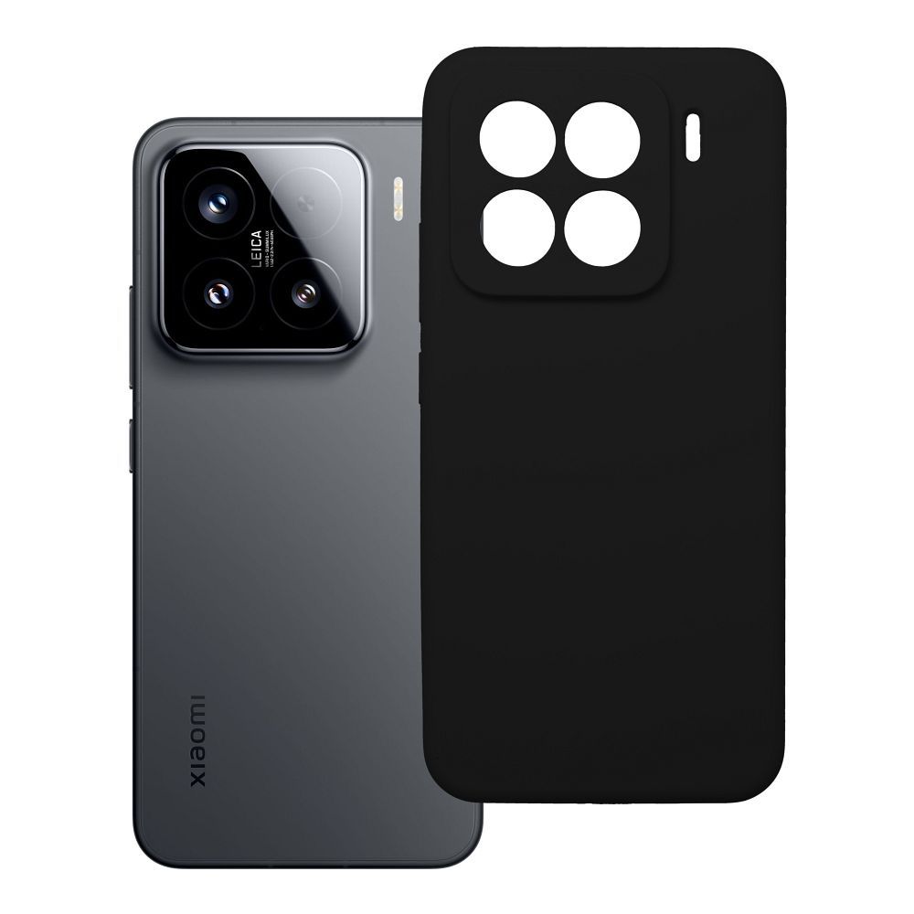 Husa pentru Xiaomi 15 Silicone 2mm (Camera Protection) Negru