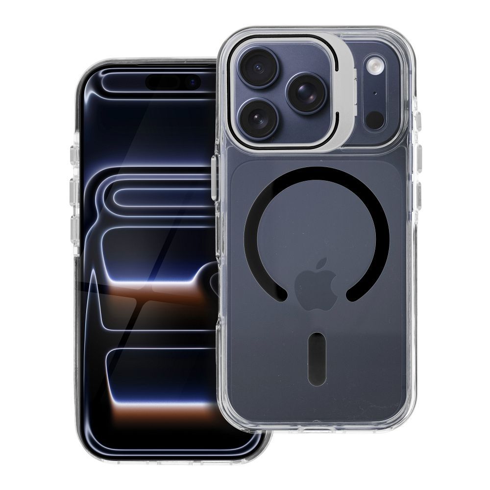 Husa lentila Mag pentru iPhone 15 PRO Compatible cu Magsafe Negru
