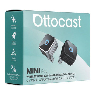 Adaptor Ottocast Wireless Car Mini Cube T3 Argintiu