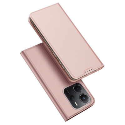 Husa DUX Ducis portofel Skin PRO pentru Redmi Note 14 4G (163,25mm) Rose