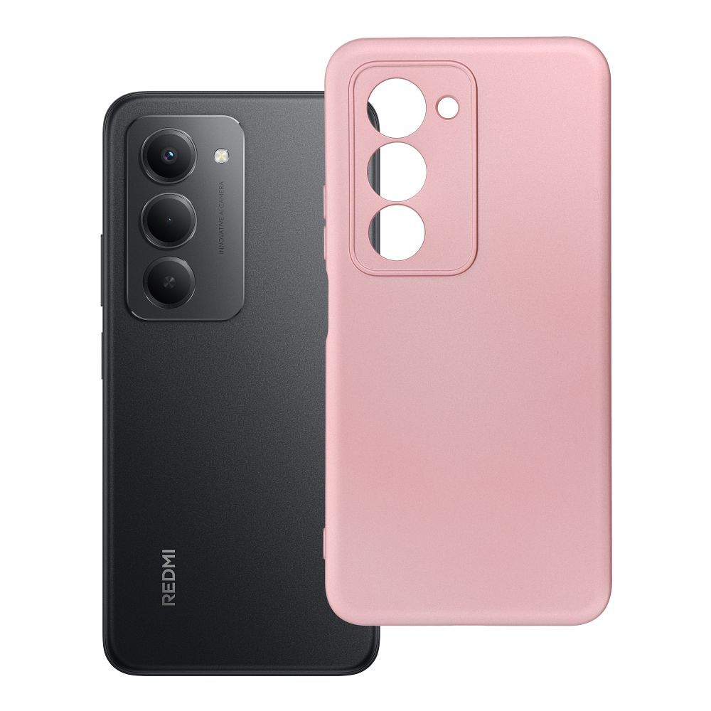 Husa Metallic pentru Xiaomi Redmi 15 4G / 15 5G (171.1mm) Roz
