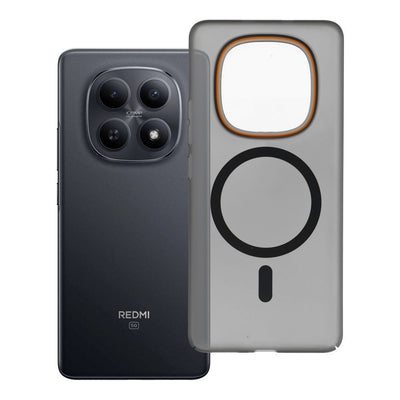 Husa Go Portocaliu pentru Xiaomi Redmi Note 15 4G Compatible cu Magsafe Negru