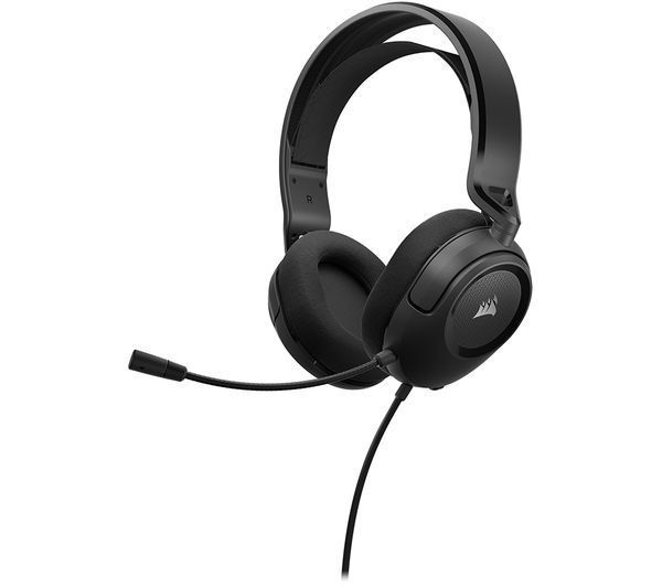 Casti Corsair Gaming, Inc. Wired Jack 3,5 Mm cu Microphone Corsair Hs35 V2 Carbon Negru