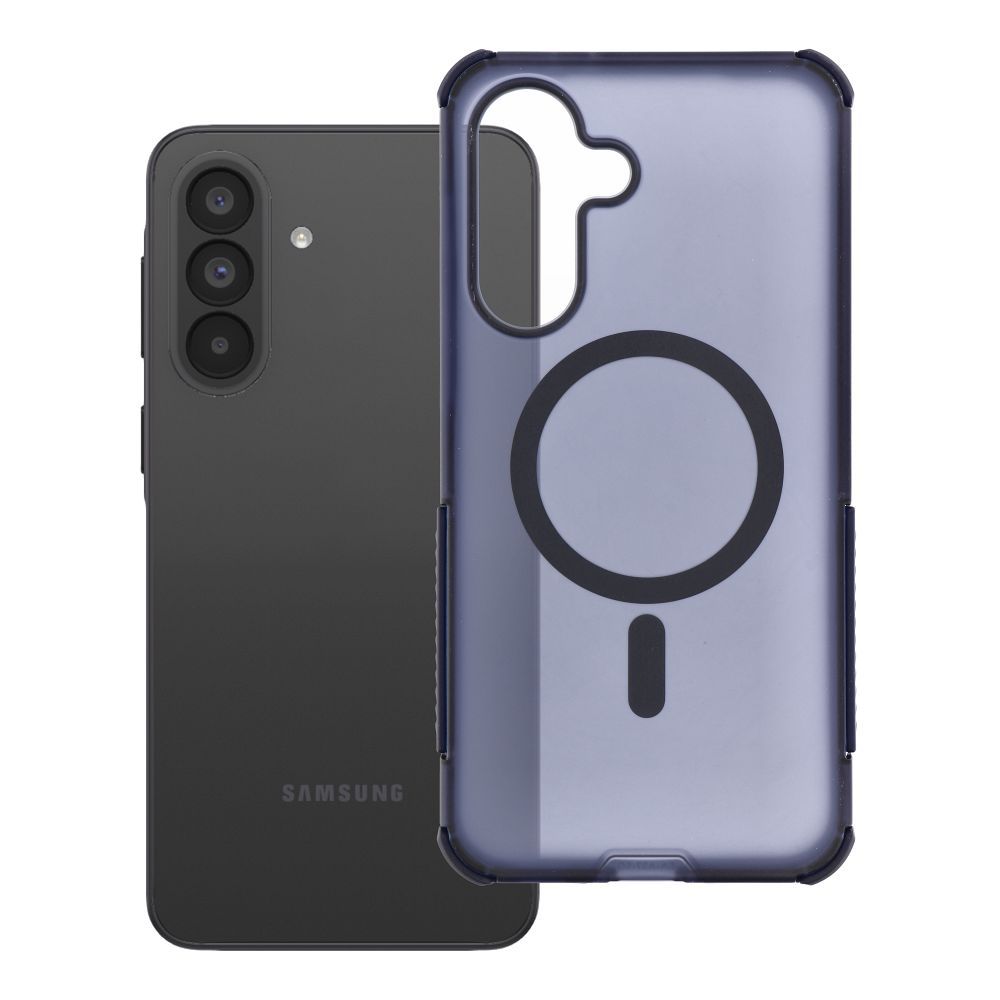 Husa Forcell pentru Samsung A37 F-protect Bumperx Premium Compatible cu Magsafe Bleumarin
