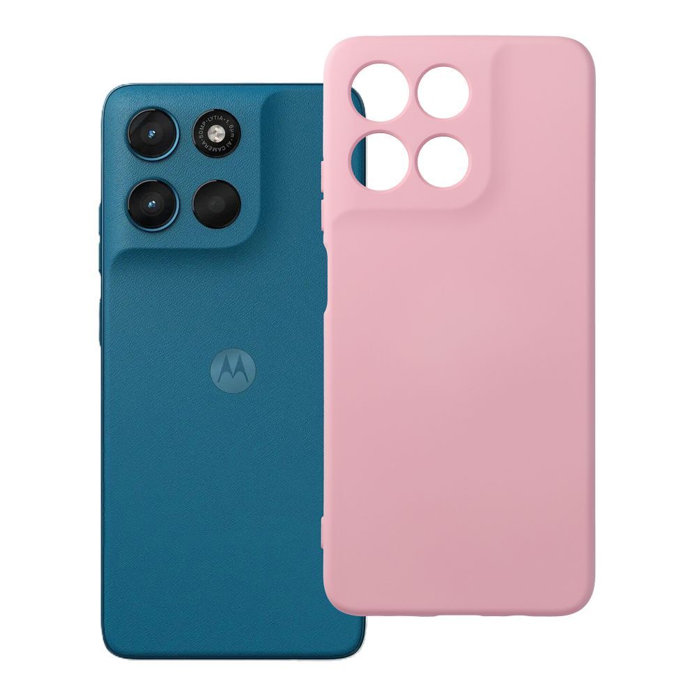 Husa Silicone pentru Motorola G57 / G57 Power Powder Roz