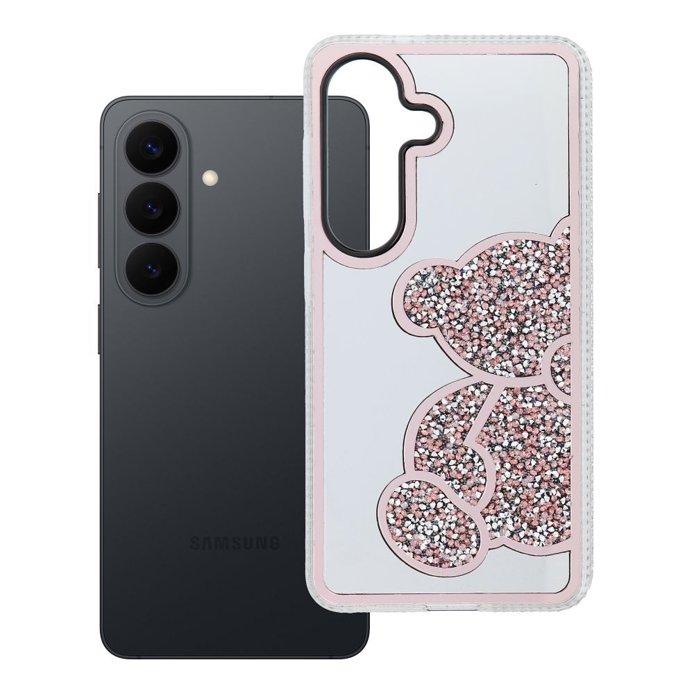 Husa Teddy Bear pentru Samsung S26 Roz