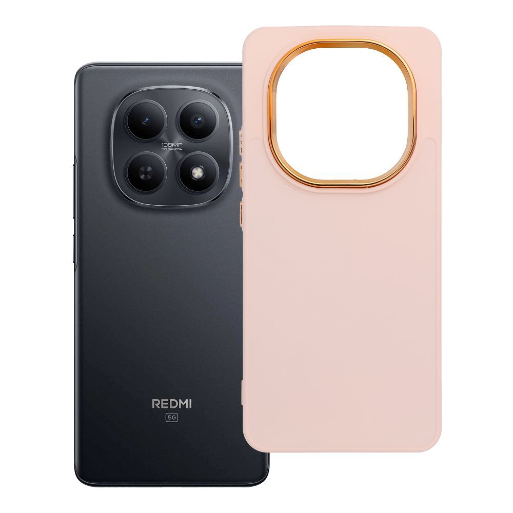 Husa Frame pentru Xiaomi Redmi Note 15 4G / 5G Powder Roz