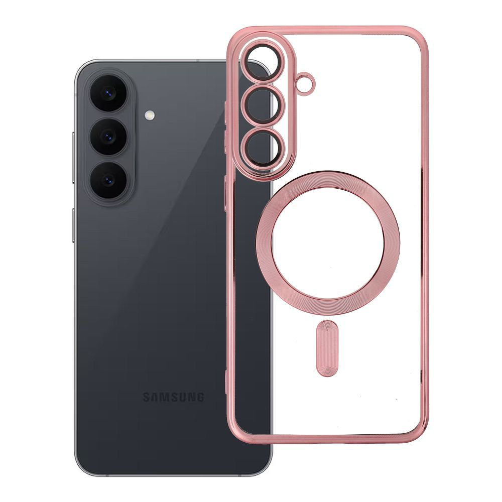 Husa Electro Mag pentru Samsung S26 FE Compatible cu Magsafe Auriu-rose