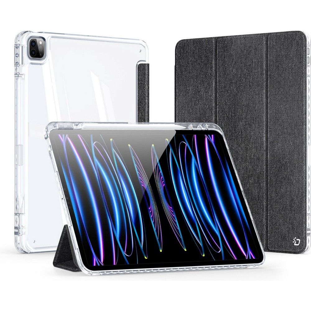 Husa DUX Ducis Unid Foldable cu Pencil Storage pentru iPad Pro 13 (2024) Negru