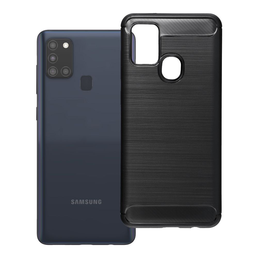 Husa Carbon 2.0 pentru Samsung A21s Negru