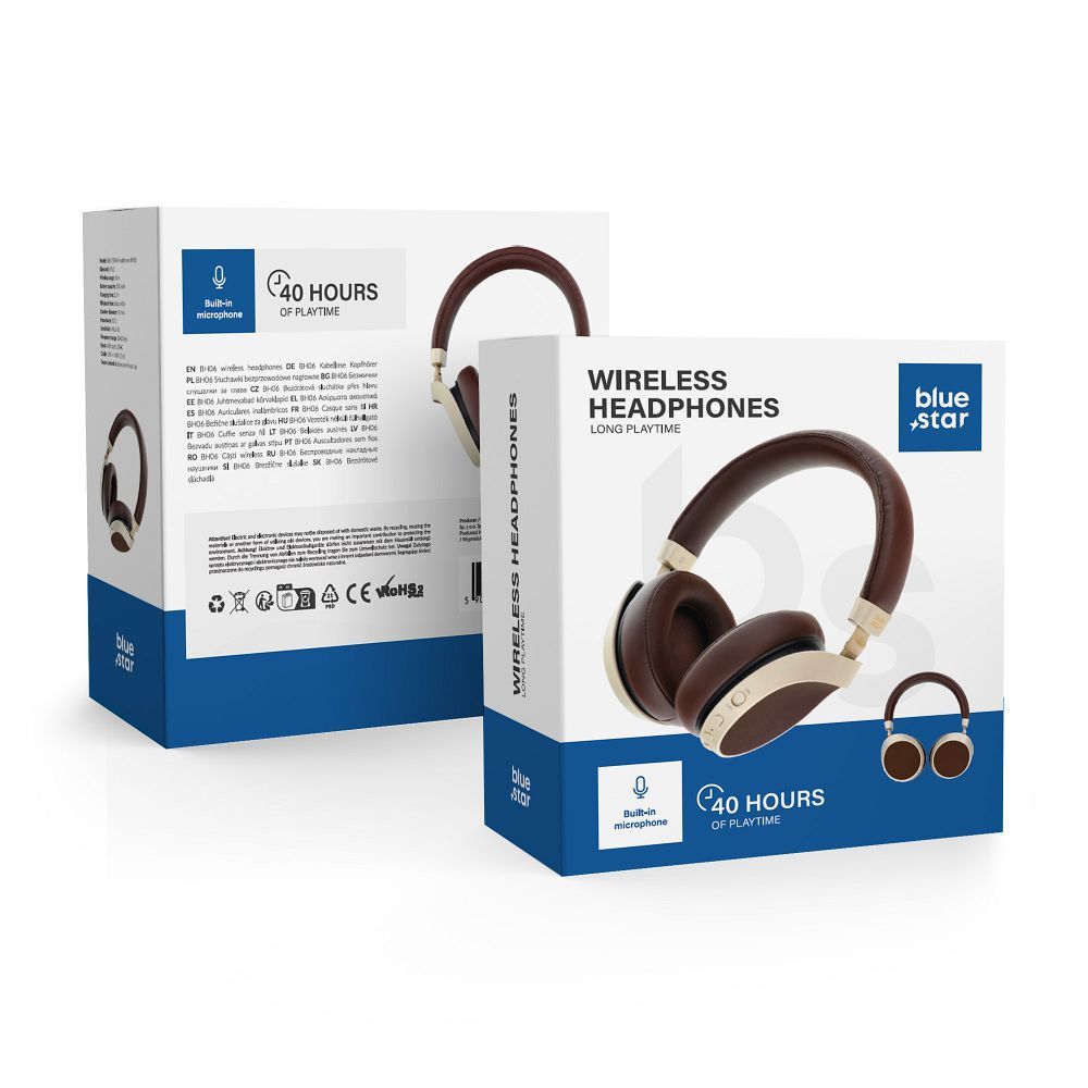 Casti Albastru Star Wireless Bh06 Maro