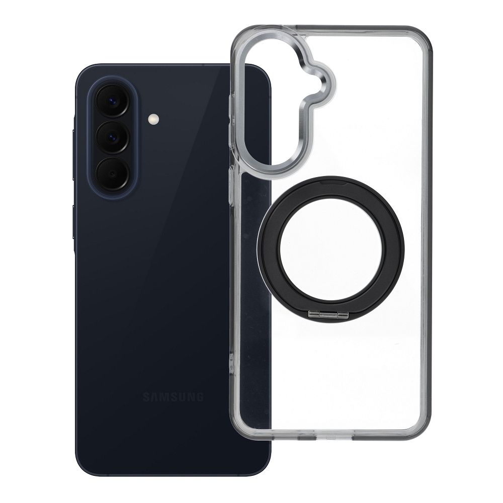 Husa pentru Samsung A57 Frame Circle Stand Compatible cu Magsafe Negru