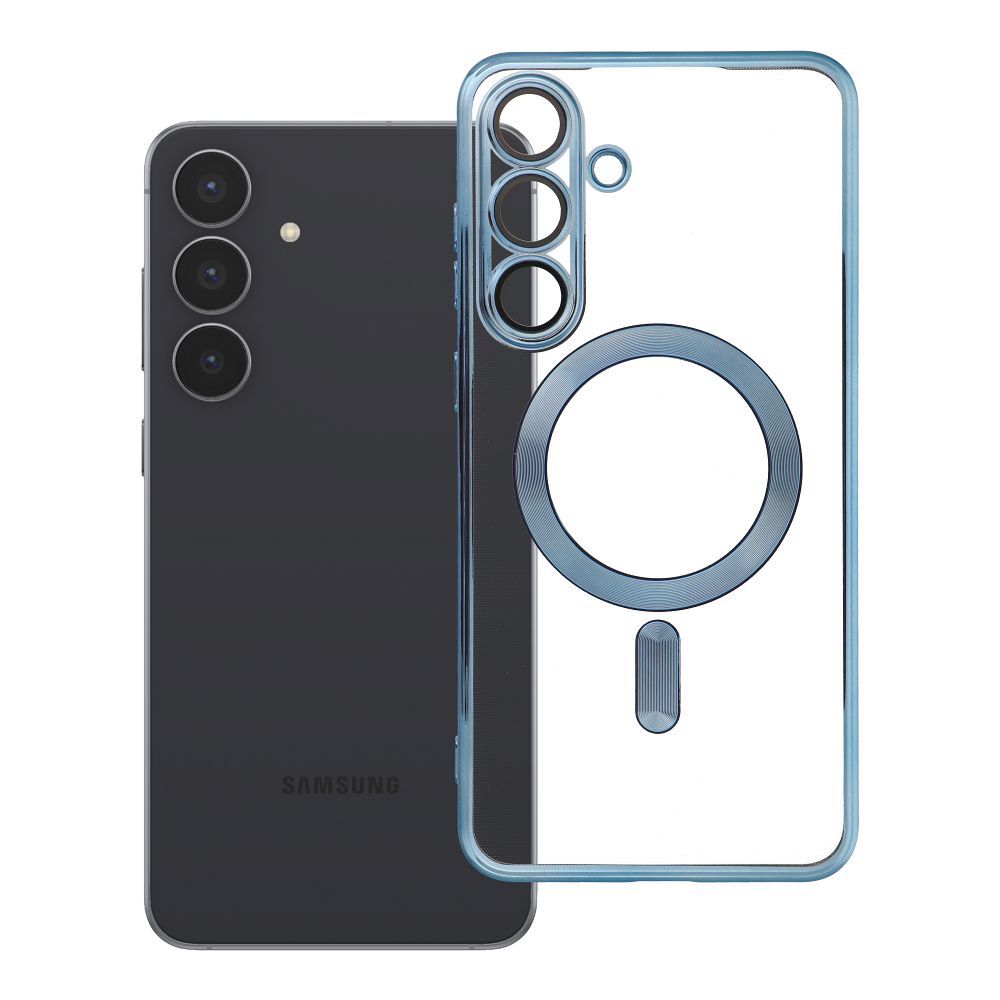Husa Electro Mag pentru Samsung S25 FE Compatible cu Magsafe Albastru