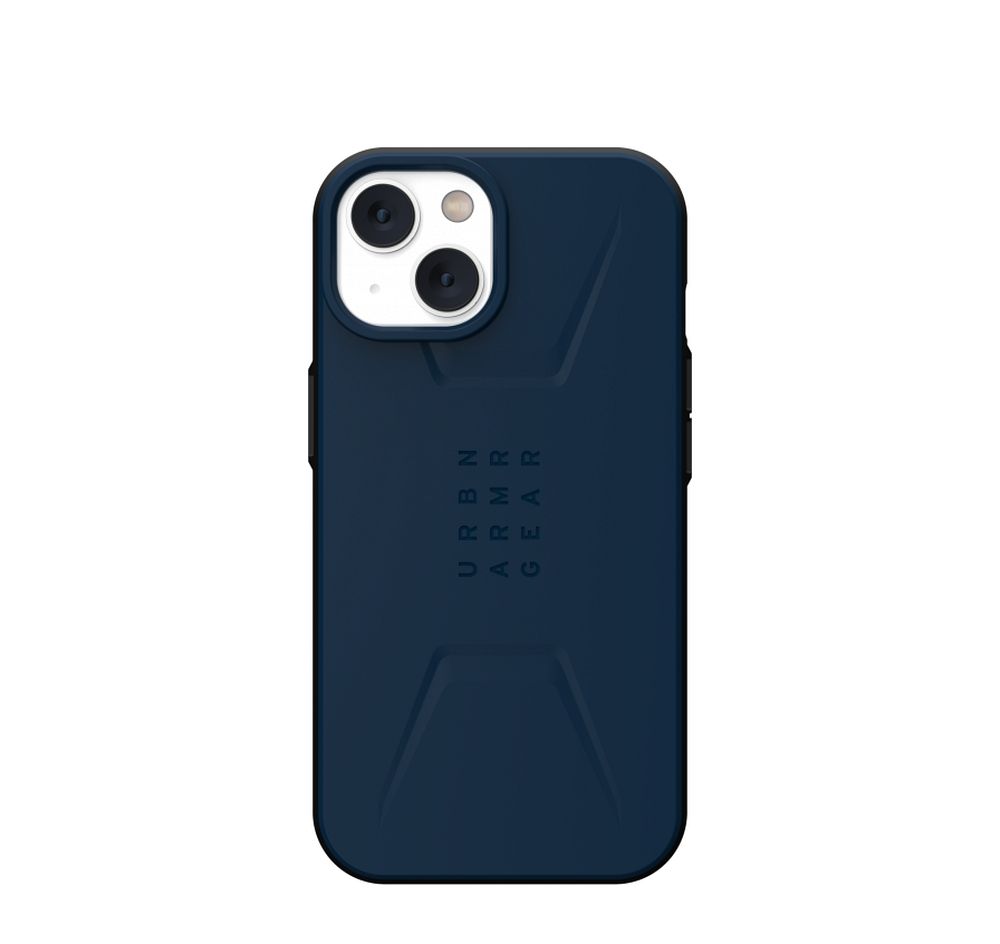 Husa Urban Armor Gear UAG Civilian Compatible cu Magsafe pentru iPhone 14 Plus Navy