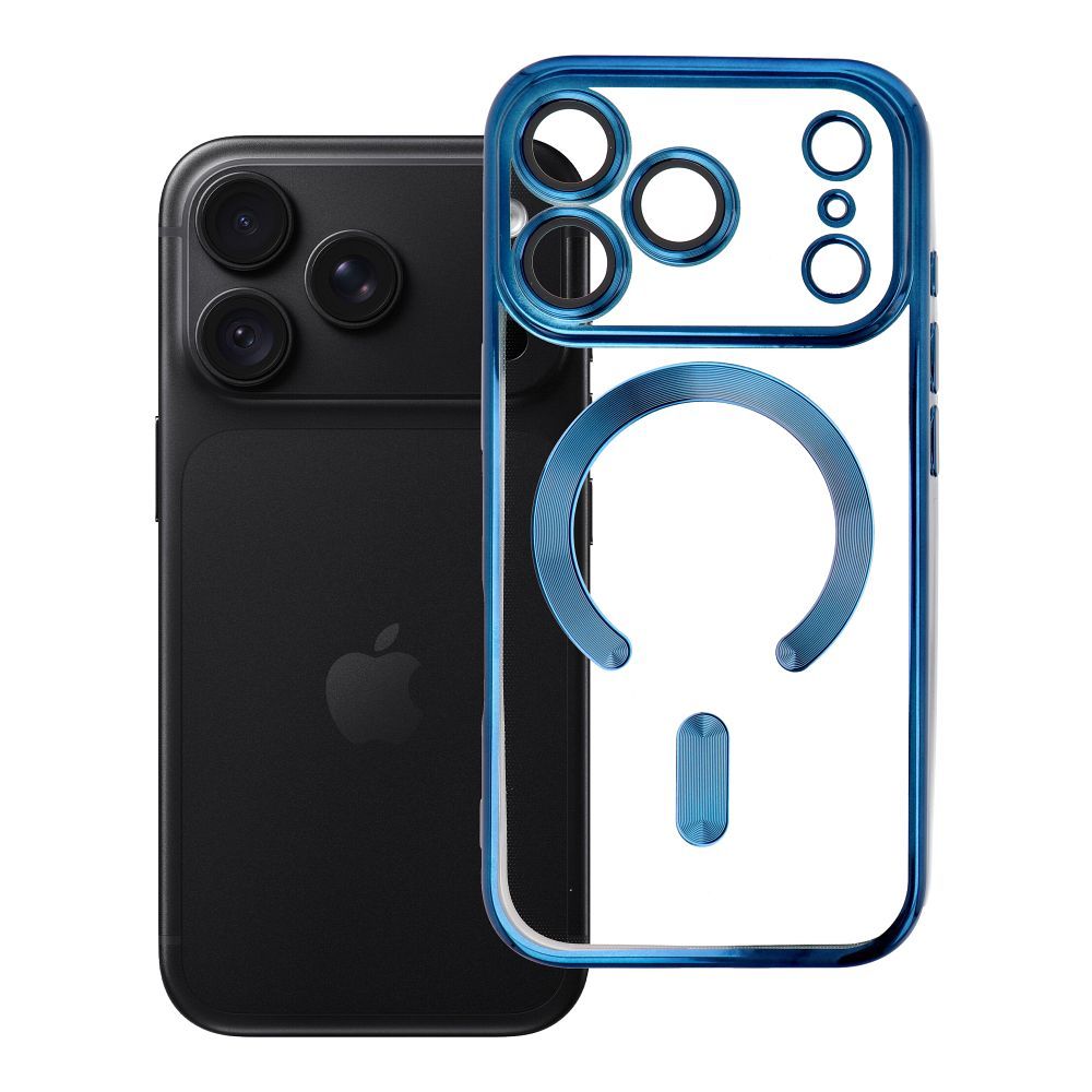 Husa Electro Mag pentru iPhone 18 Pro Max / 17 Pro Max Compatible cu Magsafe Bleumarin