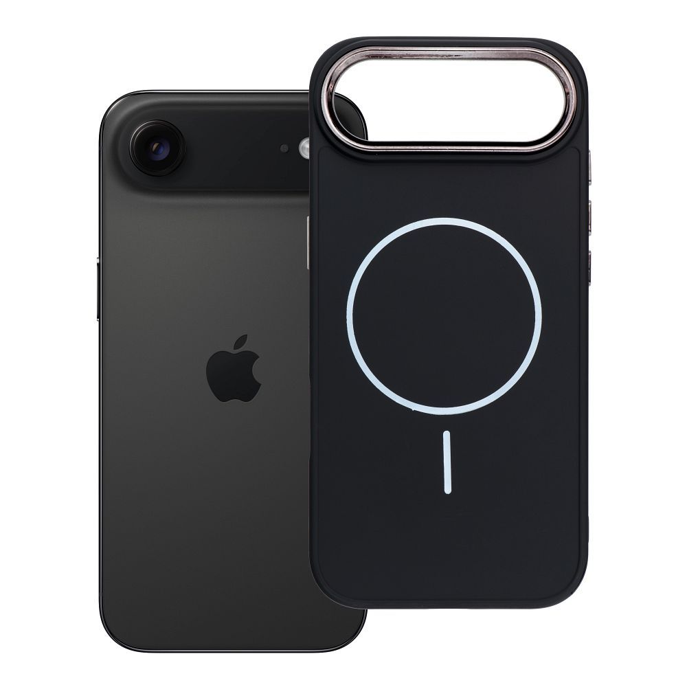 Husa Frame Mag pentru iPhone 17 AIR Compatible cu Magsafe Negru