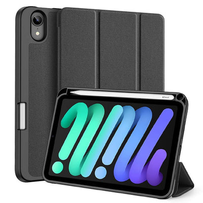 Husa DUX Ducis Domo Foldable cu Pencil Storage pentru iPad Mini 7/6 Negru
