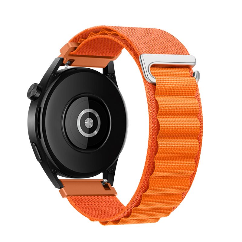 Curea Forcell To Samsung Galaxy Watch F-design Fs05 Polyester Fiber Buckle 22 Mm Portocaliu