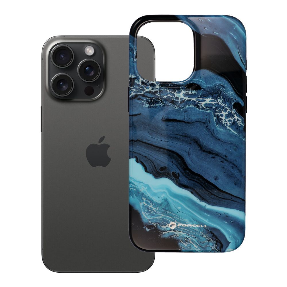 Husa Forcell pentru iPhone 15 PRO MAX F-protect Mirage Compatible cu Magsafe Military Drop-test Deep Sea