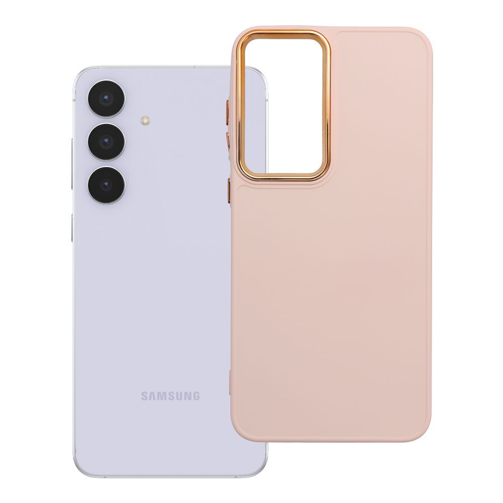 Husa Frame pentru Samsung S25 FE Powder Roz