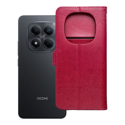 Husa Mezzo Book Flip pentru Redmi Note 15 5G Cats Rosu