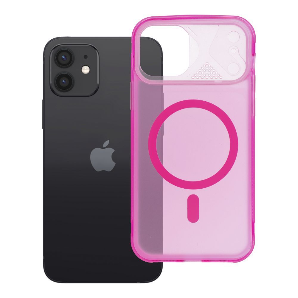 Husa Aurora pentru iPhone 12 / 12 Pro Compatible cu Magsafe Roz