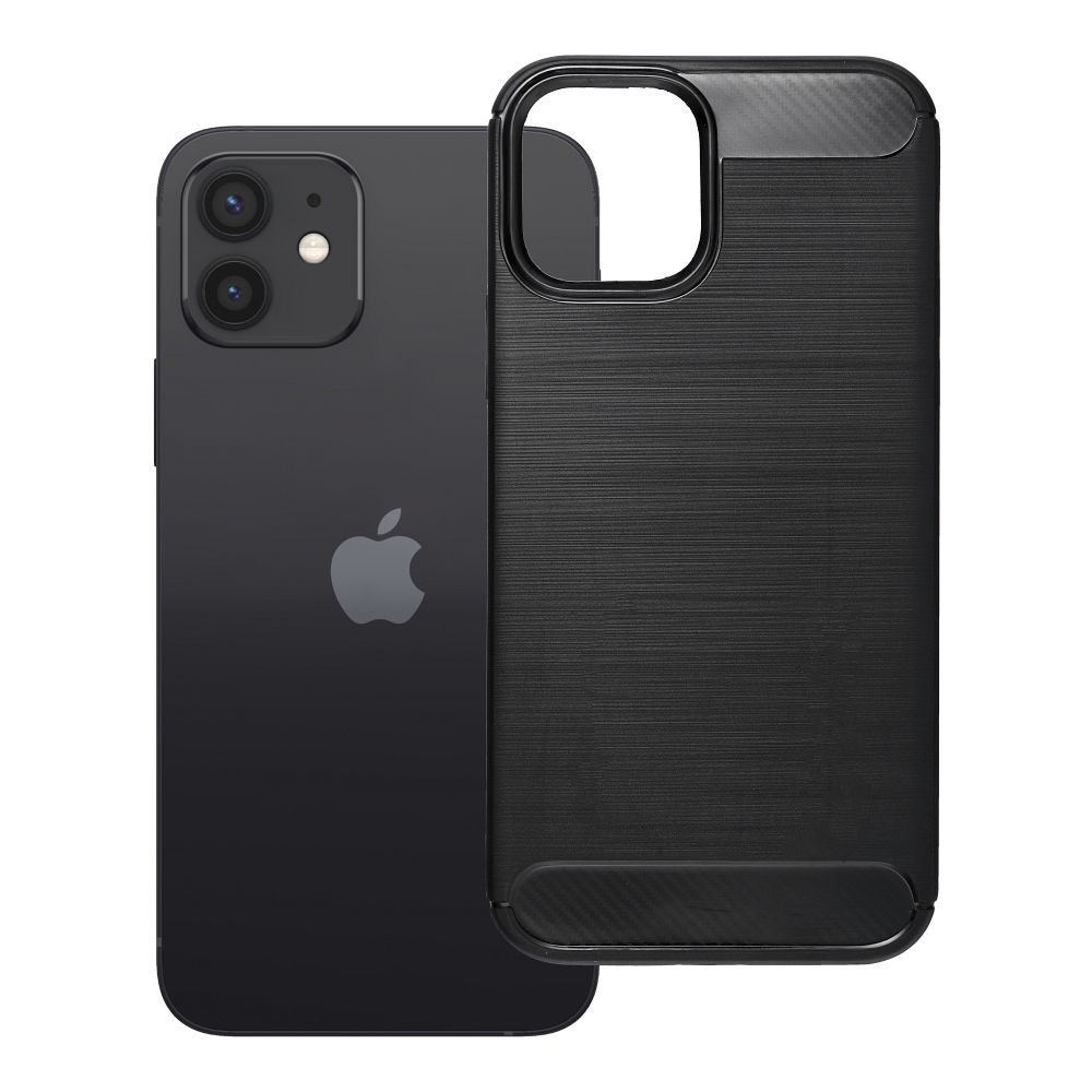 Husa Carbon 2.0 pentru iPhone 12 / 12 PRO Negru