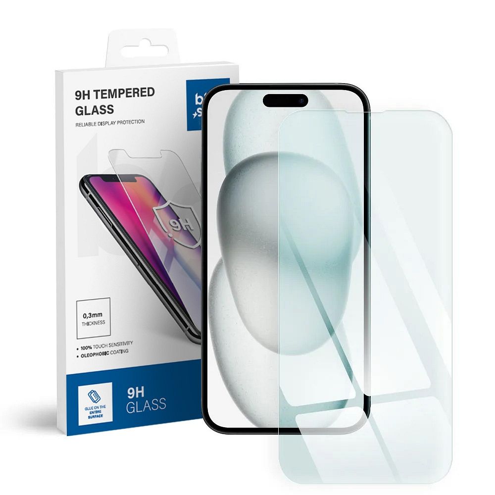 Folie Albastru Star sticla To iPhone 15 Plus / 16 Plus