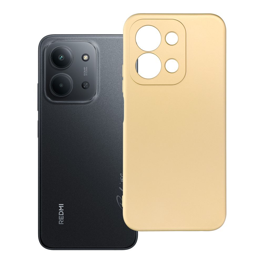 Husa Metallic pentru Xiaomi Redmi 15C (173,16 X 81,07 X 8,2) Auriu