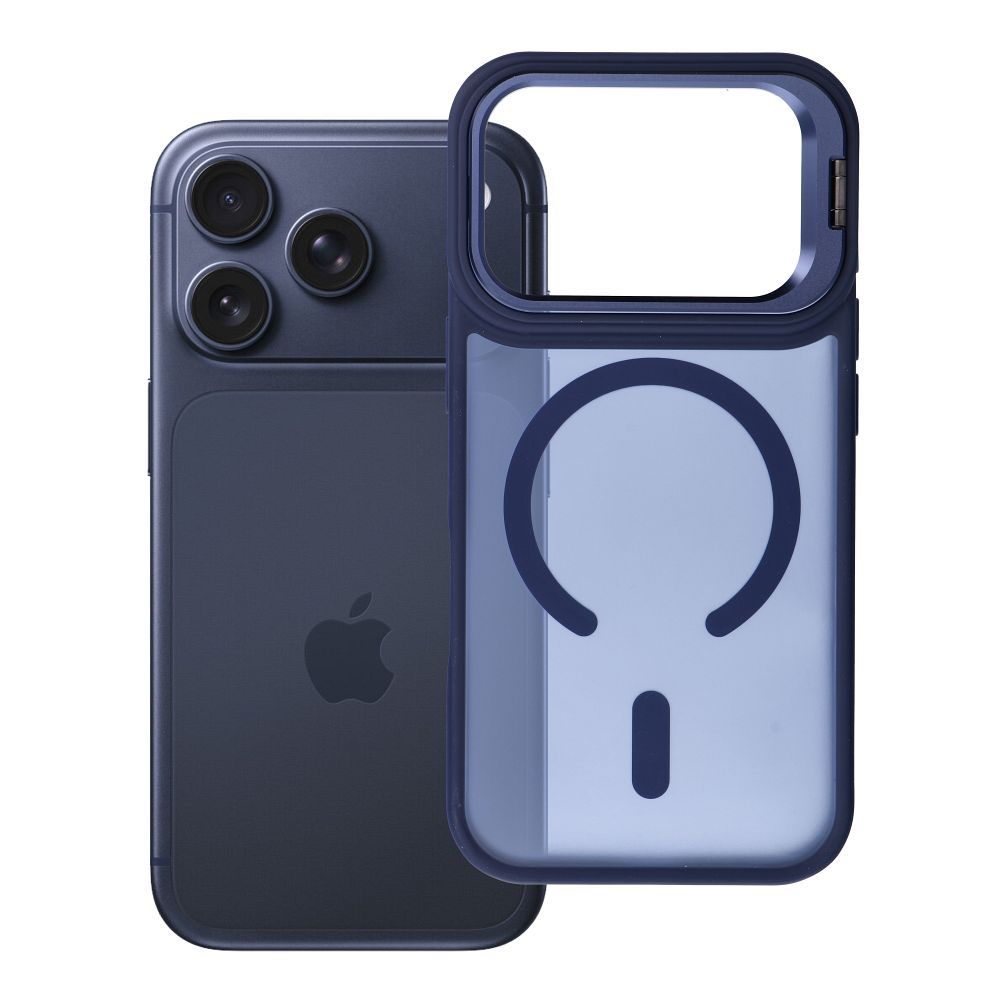 Husa Forcell pentru iPhone 18 Pro / 17 Pro F-protect Shadow Stand Premium Compatible cu Magsafe Bleumarin