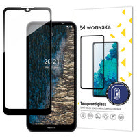 Folie Wozinsky Full Glue sticla Nokia C20/C10 Full Screen Cover Negru