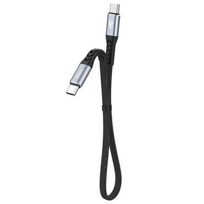 Cablu Dudao L10c Usb-c - Usb-c PD 100W 5A 0.23m - Negru