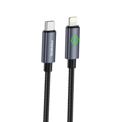 Cablu Foneng Xs08 Usb-c - Lightning PD 27W 1.2M Negru