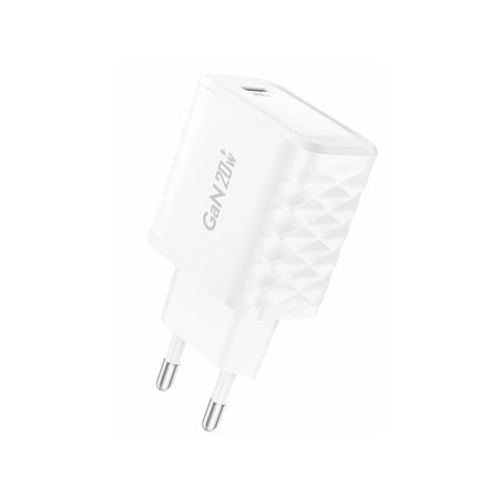 Incarcator priza Foneng Eu55 Gan PD 20W 1xUSB-C Alb
