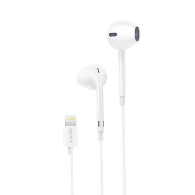 Casti Foneng Wired T28 Lightning cu Microphone 1.2M Alb